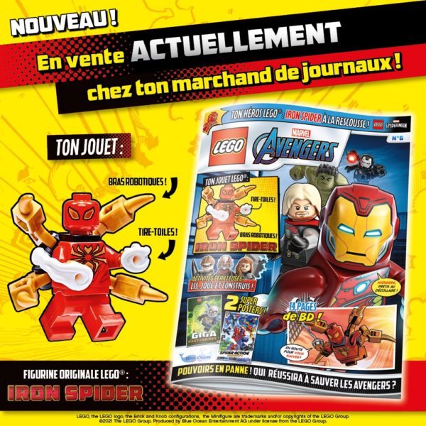 En Kiosque Le Num Ro D Octobre Du Magazine Officiel Lego Marvel